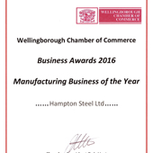 Manufacturing business of the year